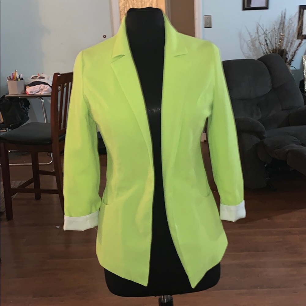 Lime green blazer